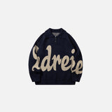 Pull polo à message audacieux