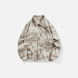 Veste en velours côtelé polyvalente de style coréen
