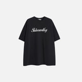 Stylisches Kurzarm-T-Shirt mit Buchstabenprint