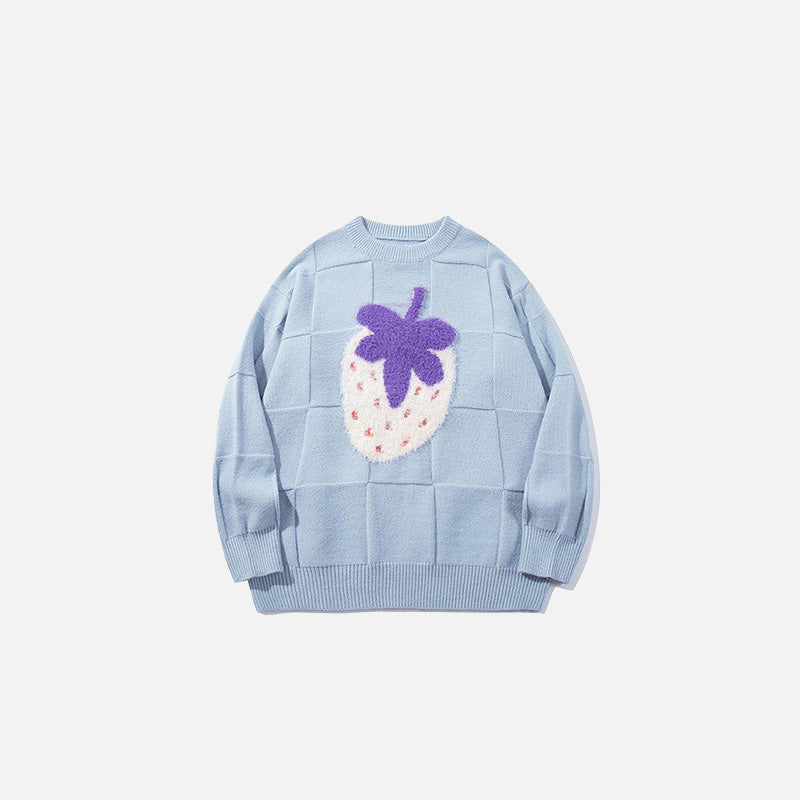 Strawberry Knitted Sweater