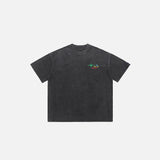 Mixed-Media-Grafik-T-Shirt