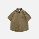 Chemise oversize unie
