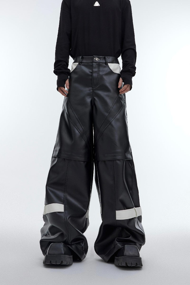 Riemen PU-Lederhose 
