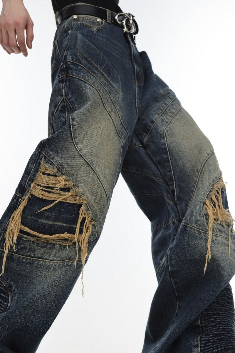 Retro-Denim im Used-Look 
