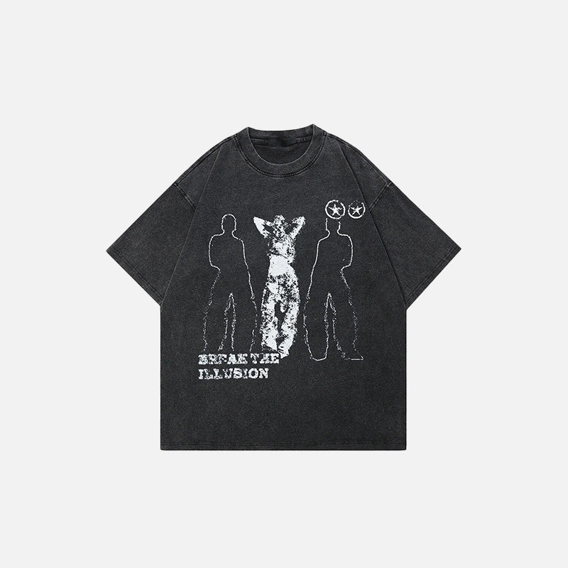 Breaking Illusion Graphic T-shirt