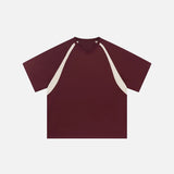 T-shirt de sport ample à patchwork