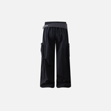 Y2K Hip Hop Spliced Pleated Sports Cargo Pant