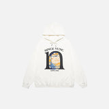 Sweat à capuche imprimé « Je t'aime »