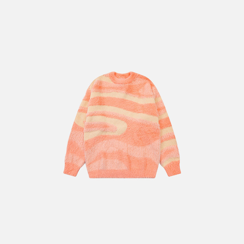 Wave Patterned Sweater