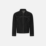 Heavy Duty Deconstructed Patchwork Denim Jacket