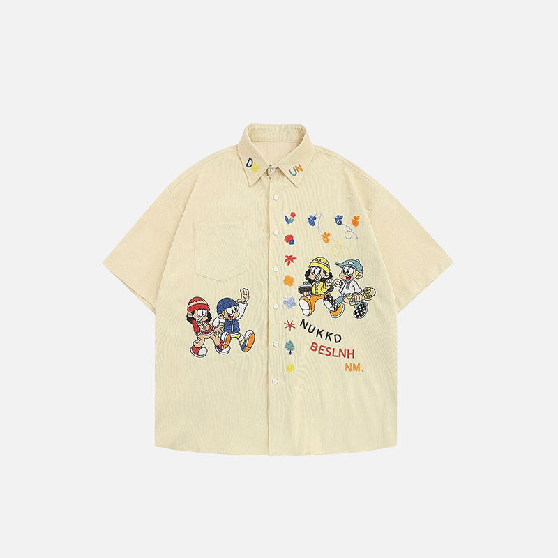Chemise ample délavée et surdimensionnée