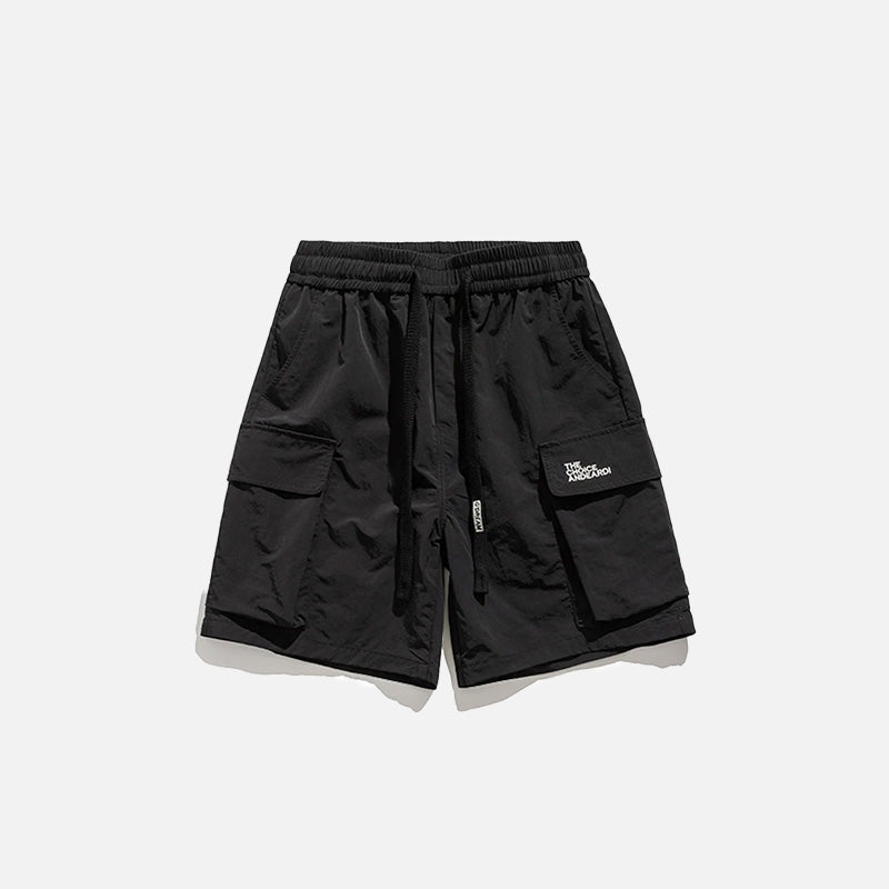Solid Utility Cargo Shorts