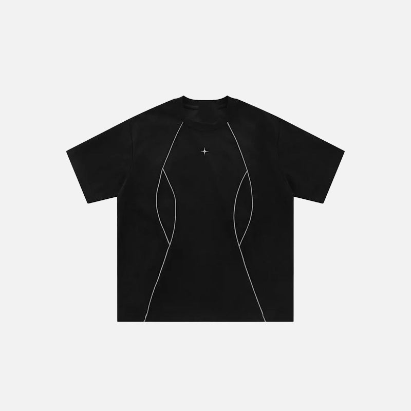 Solid Stripes Loose T-Shirt
