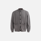Winter Cozy Twist Knit Single Breasted Button Cardigan
