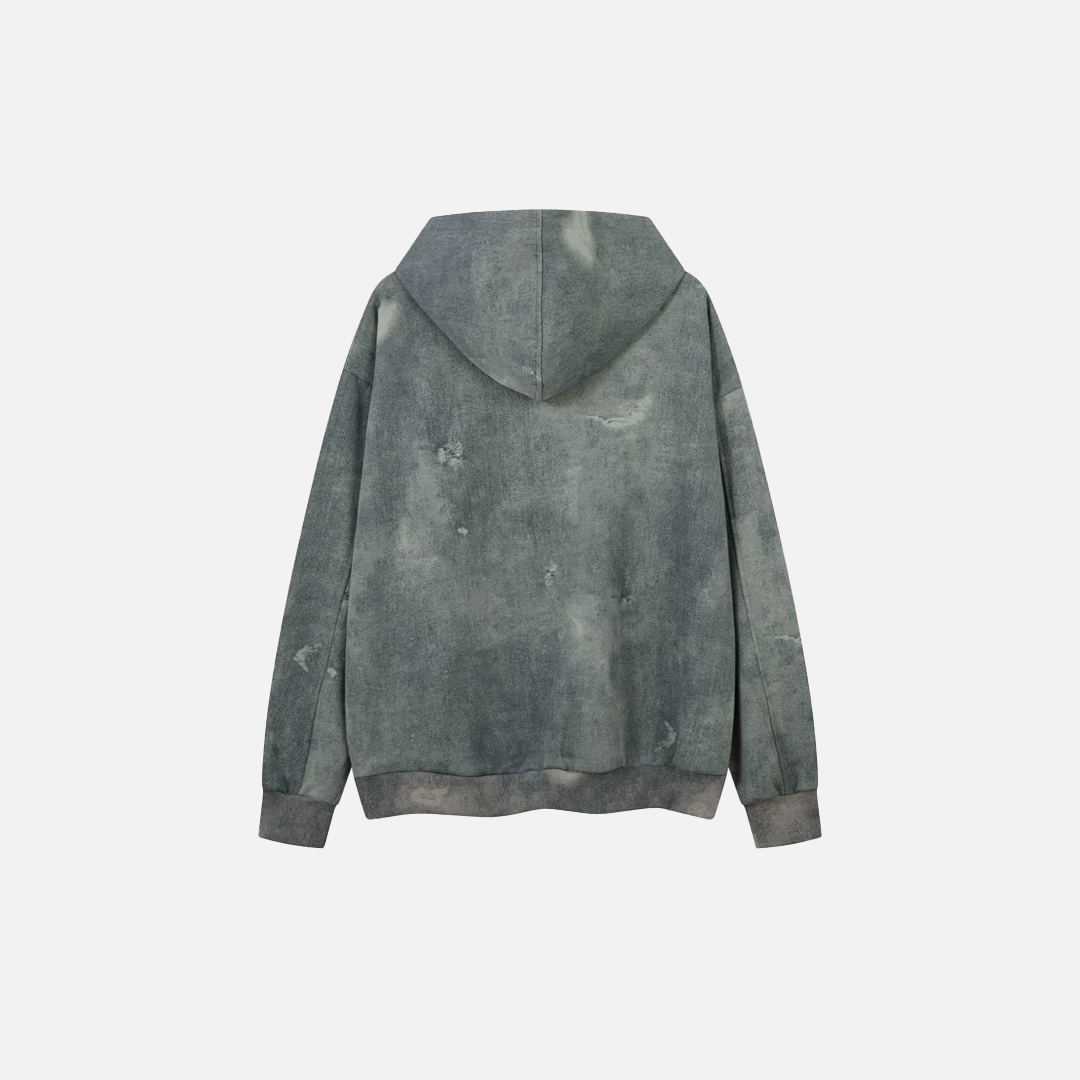 Unisex Distressed Oversized Grunge Retro Hoodie