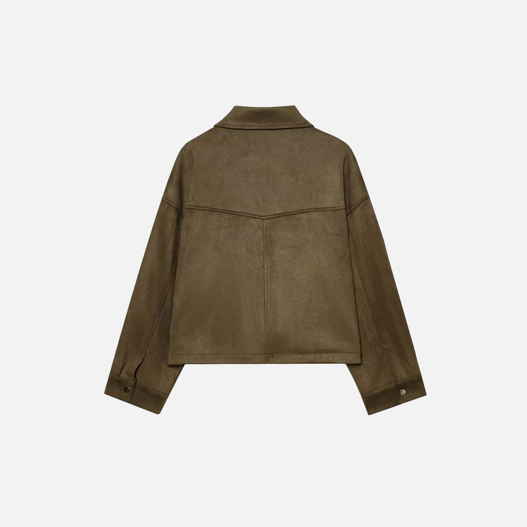 Versatile Long-lasting Leather Pilot Jacket