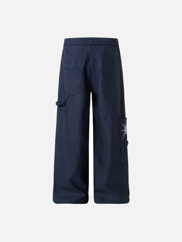 Y2K Vertical Paratrooper Sporty Cargo Pants