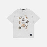Katzenpuppen-Grafik-T-Shirt