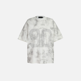 Trendy Oversize Tie Dye Ripped Short Sleeve T-Shirt