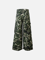 Streetwear Camouflage Loose Fit Printed Cargo Pants