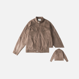 Veste de moto bleu clair pour couples