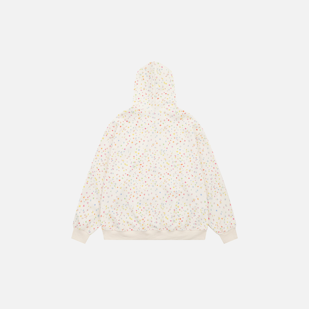 Y2K Unique American Design Starry Hooded Sweatshirt