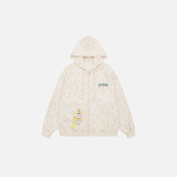 Y2K Unique American Design Starry Hooded Sweatshirt