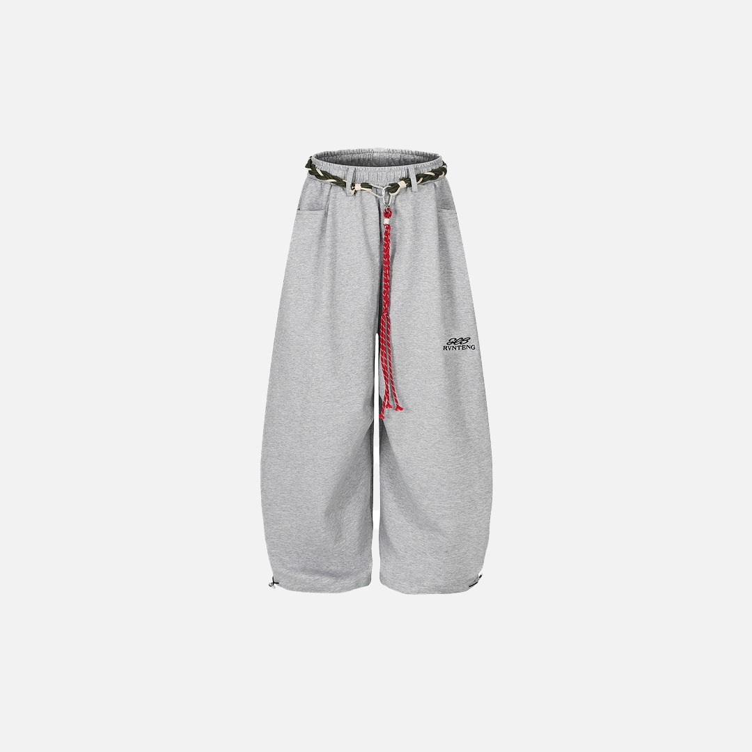 Y2K American Vibe Jogginghose mit weitem Bein und Kordelzug