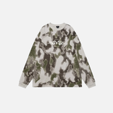Vintage Camouflage Printed Long Sleeve T-Shirt