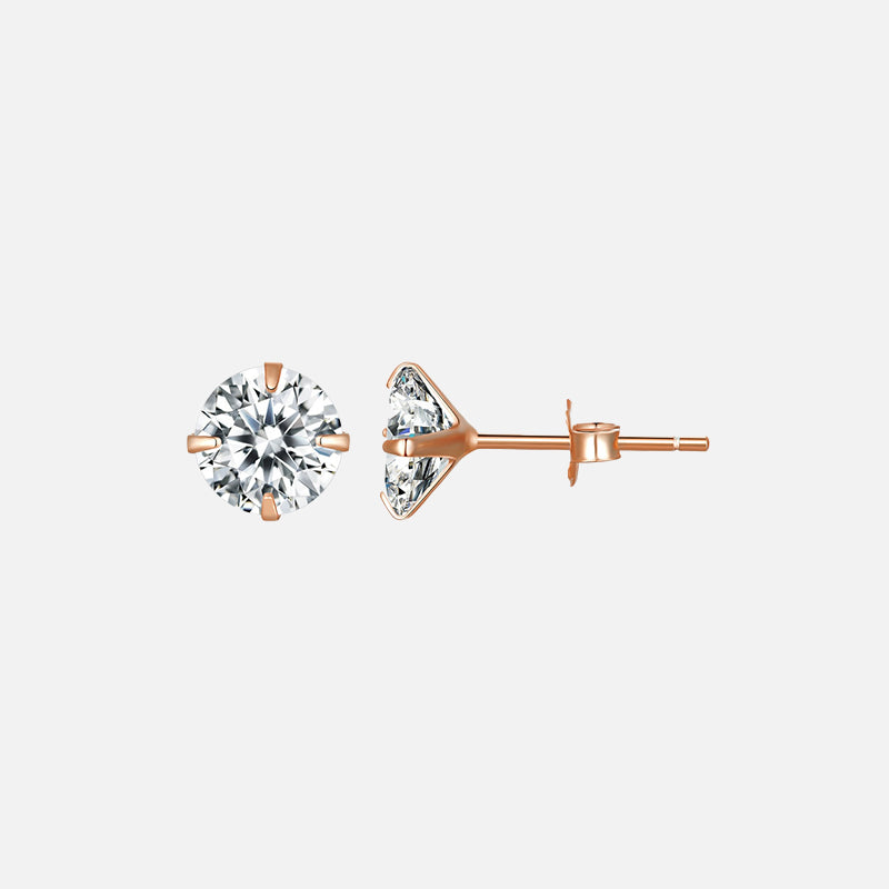 Stud Earrings 925 Sterling Silver Earrings