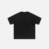 Oversized, locker geschnittenes, einfarbiges T-Shirt