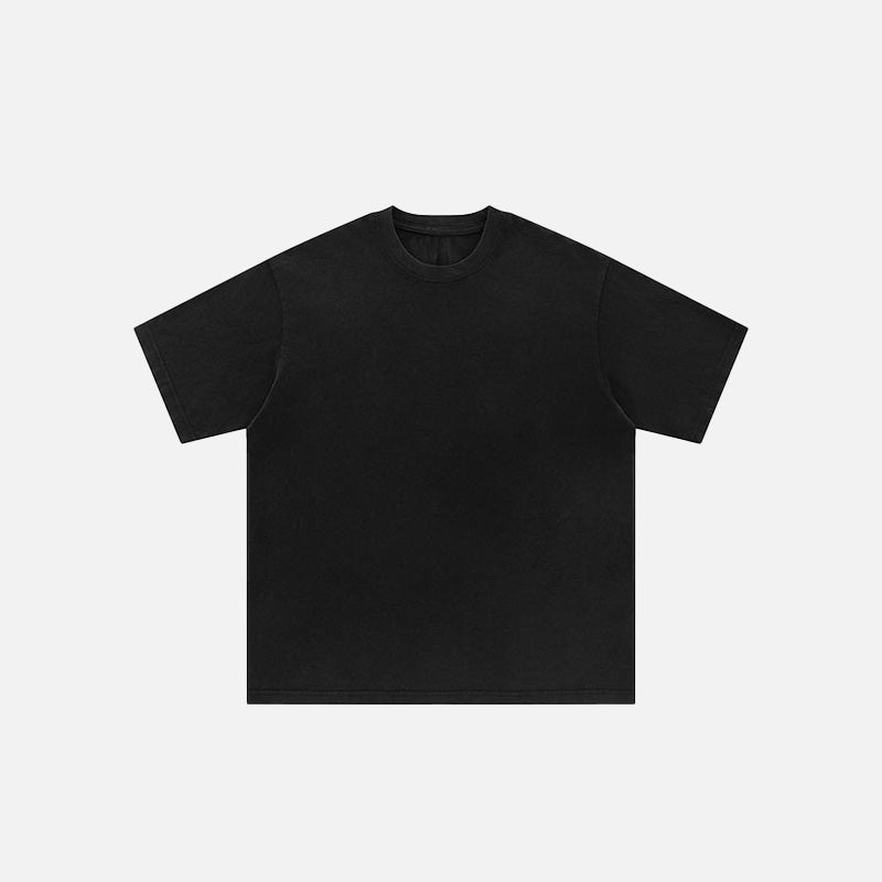 Oversized Loose Solid Color T-shirt