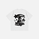 Y2k Car Printed Women's T-shirt