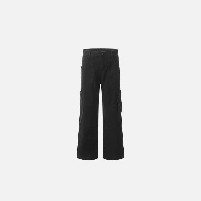 Pantalon cargo utilitaire à jambes droites