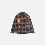 Embroidered Plaid Shirt
