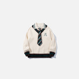 Preppy Krawattenpullover