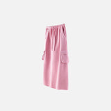 Women's Retro Loose Slit Pockets Skirt