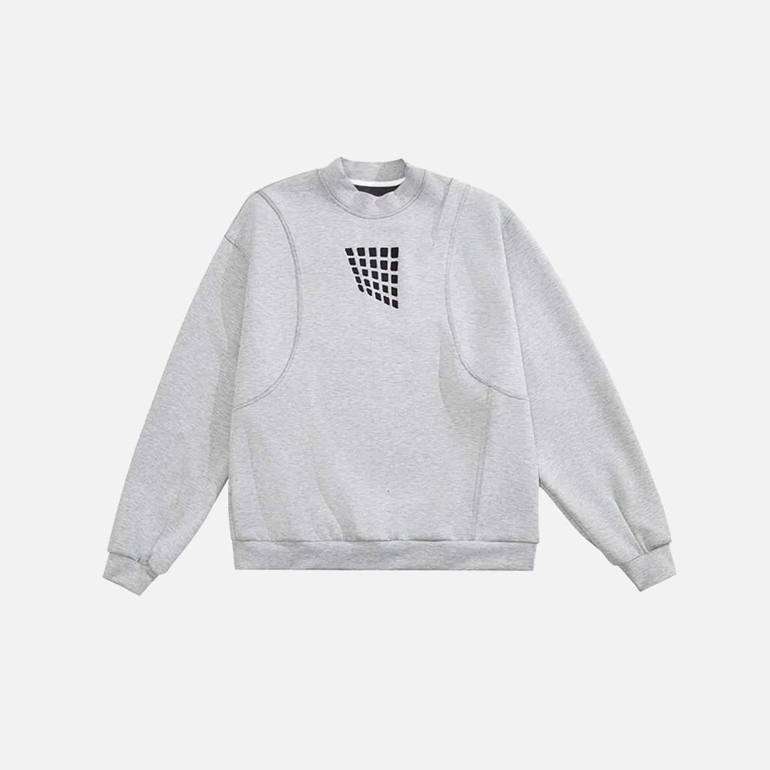Spring Stylish Embroidered Round Neck Sweatshirt