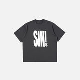 Women's Vintage Letter Print T-shirt