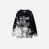 Pull hip-hop rétro tendance pour femme