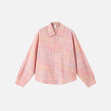 Stilvolles kariertes Button-Up-Herbst-Freizeithemd