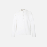 Streetwear-Style Langarmshirt mit Knöpfen
