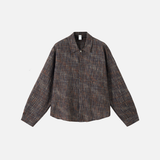 Stilvolles kariertes Button-Up-Herbst-Freizeithemd