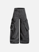 Heavy Industry Punk Wide Leg Cargo Pants