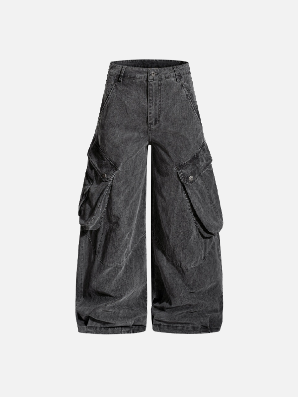 Heavy Industry Punk Wide Leg Cargo Pants