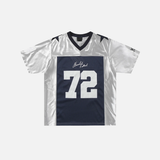 Streetwear Sport-T-Shirt mit Sternenstickerei und Patchwork-Design