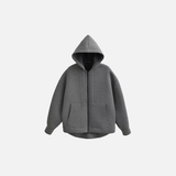 Trendy Cozy Vintage Zipper Hooded Sweatshirt