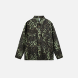 Veste militaire camouflage verte pour femme