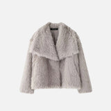 Fellgefütterte Langarmjacke