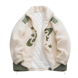 Fleece Shooting Stars Turtleneck Jacket